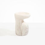 Dinosaur Designs Large Sprout Vase in Chalk Swirl Colour resin.