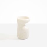 Dinosaur Designs Medium Sprout Vase in Chalk Swirl Colour resin.