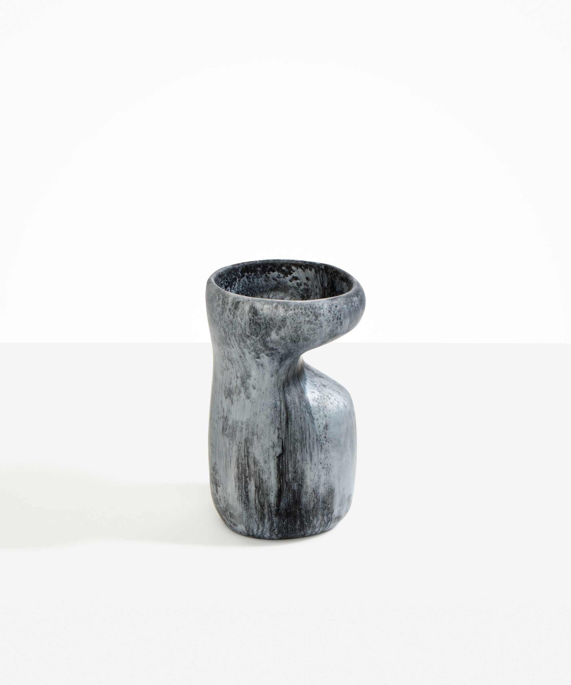 Dinosaur Designs Medium Sprout Vase in Slate Colour resin.