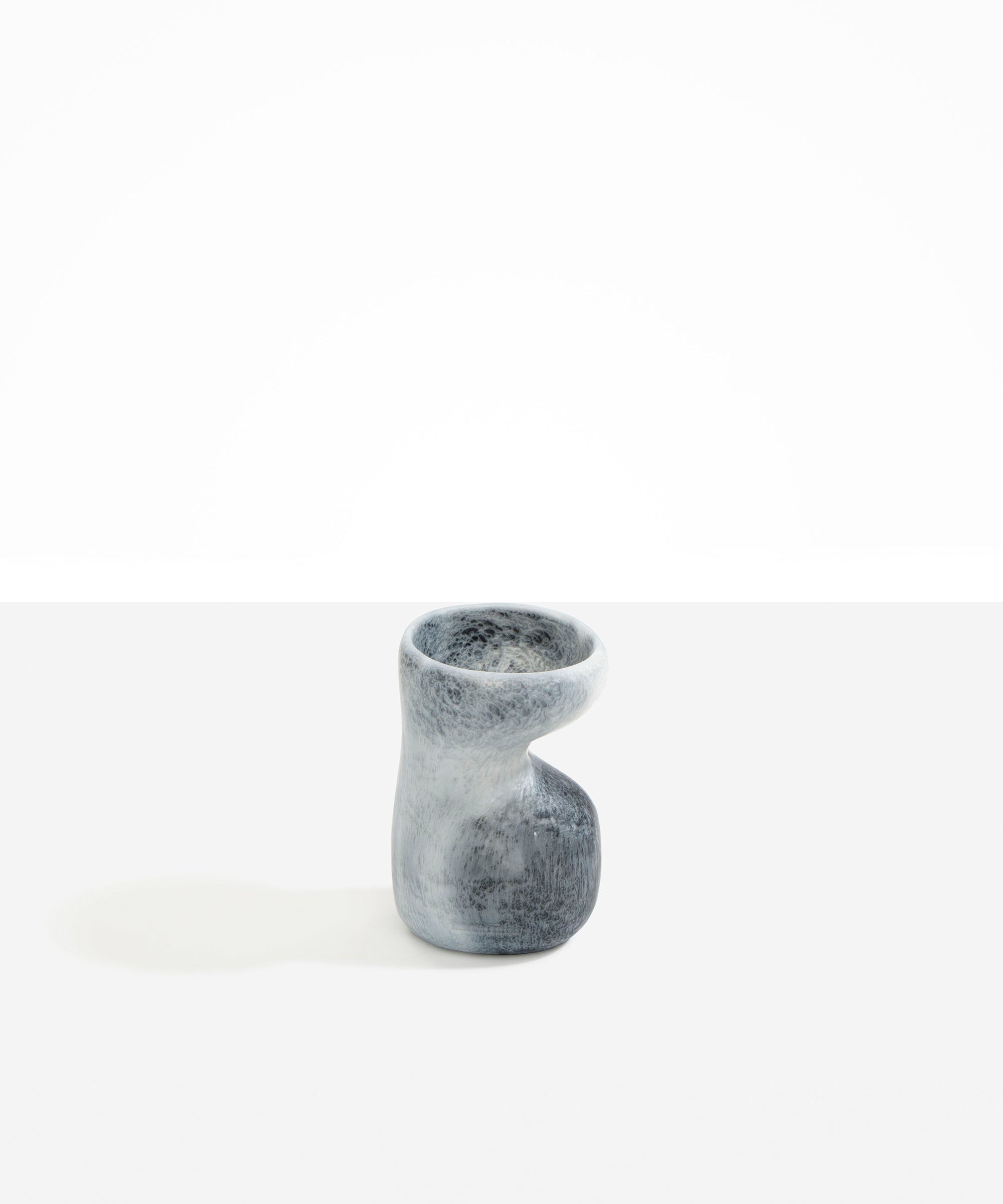 Dinosaur Designs Small Sprout Vase in Slate Colour resin.