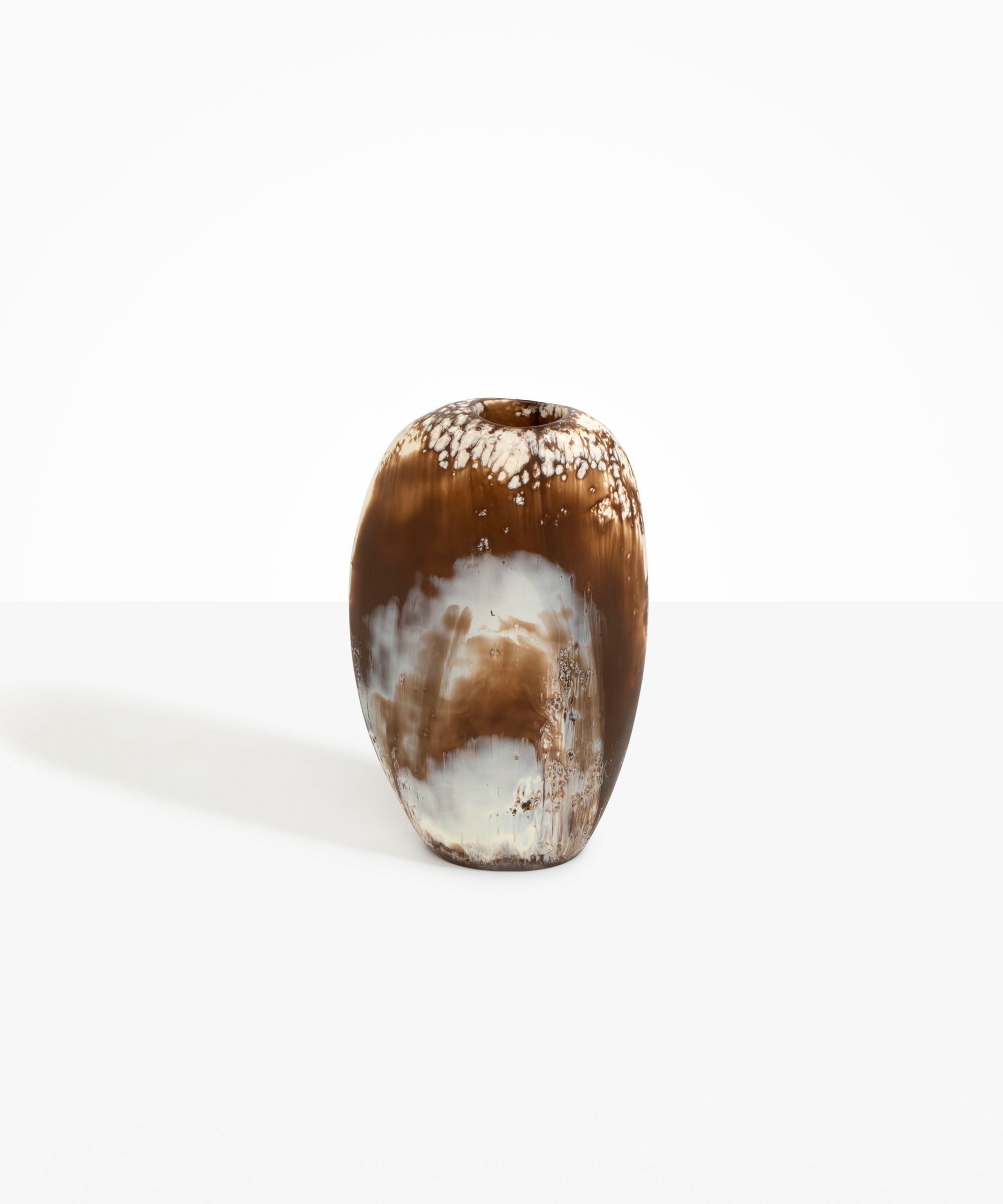 Dinosaur Designs VASSSBOLD Bold Skipping Stone Vase CAPPUCCINO