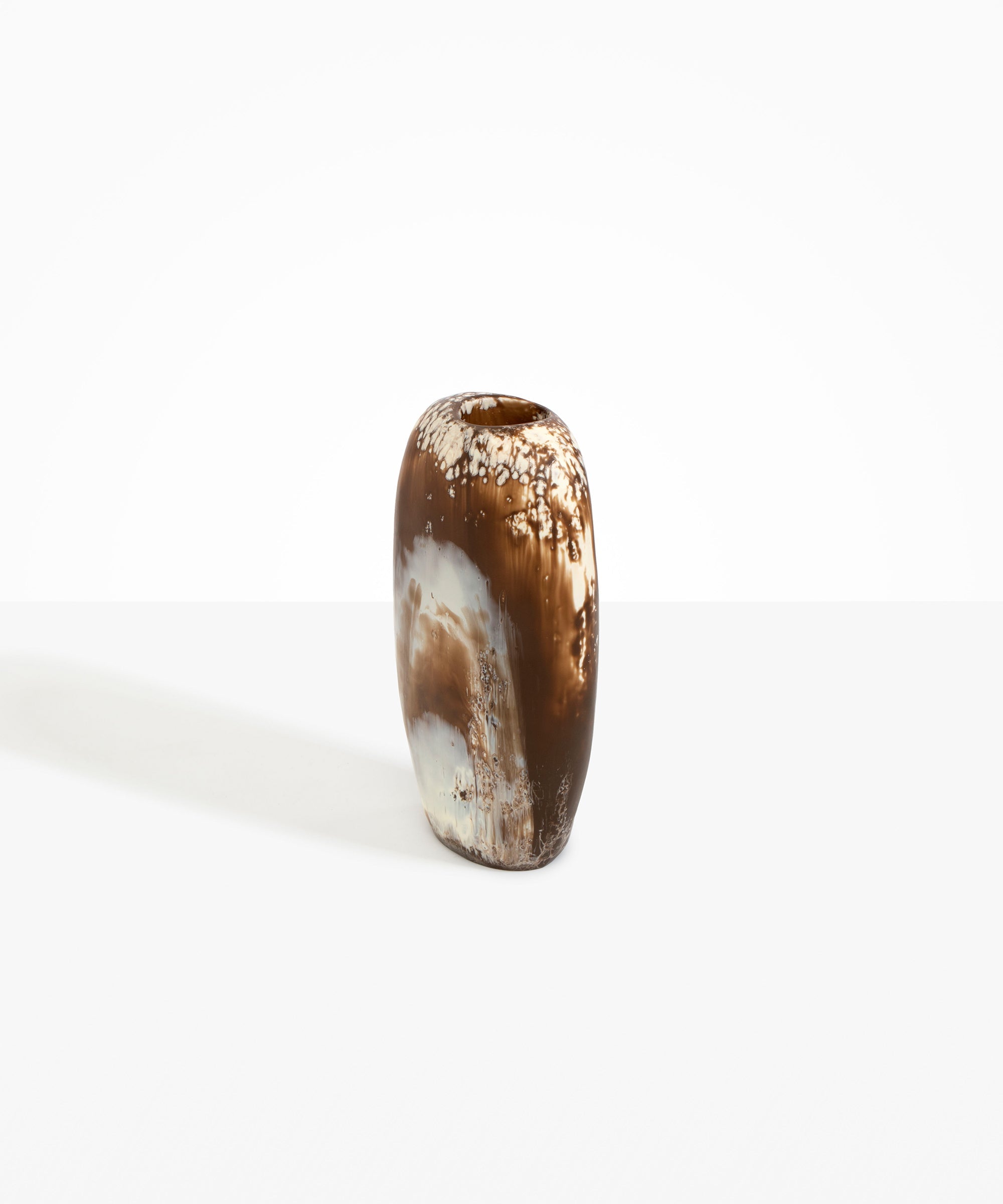 Dinosaur Designs VASSSBOLD Bold Skipping Stone Vase CAPPUCCINO.