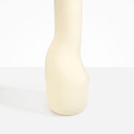 Dinosaur Designs Tall Studio Vase in Cream colour resin