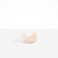 Dinosaur Designs Mini Branch Vase in Rose Swirl — marbled dusty pink resin decorative vase with chunky U-shaped arch form and twin openings.