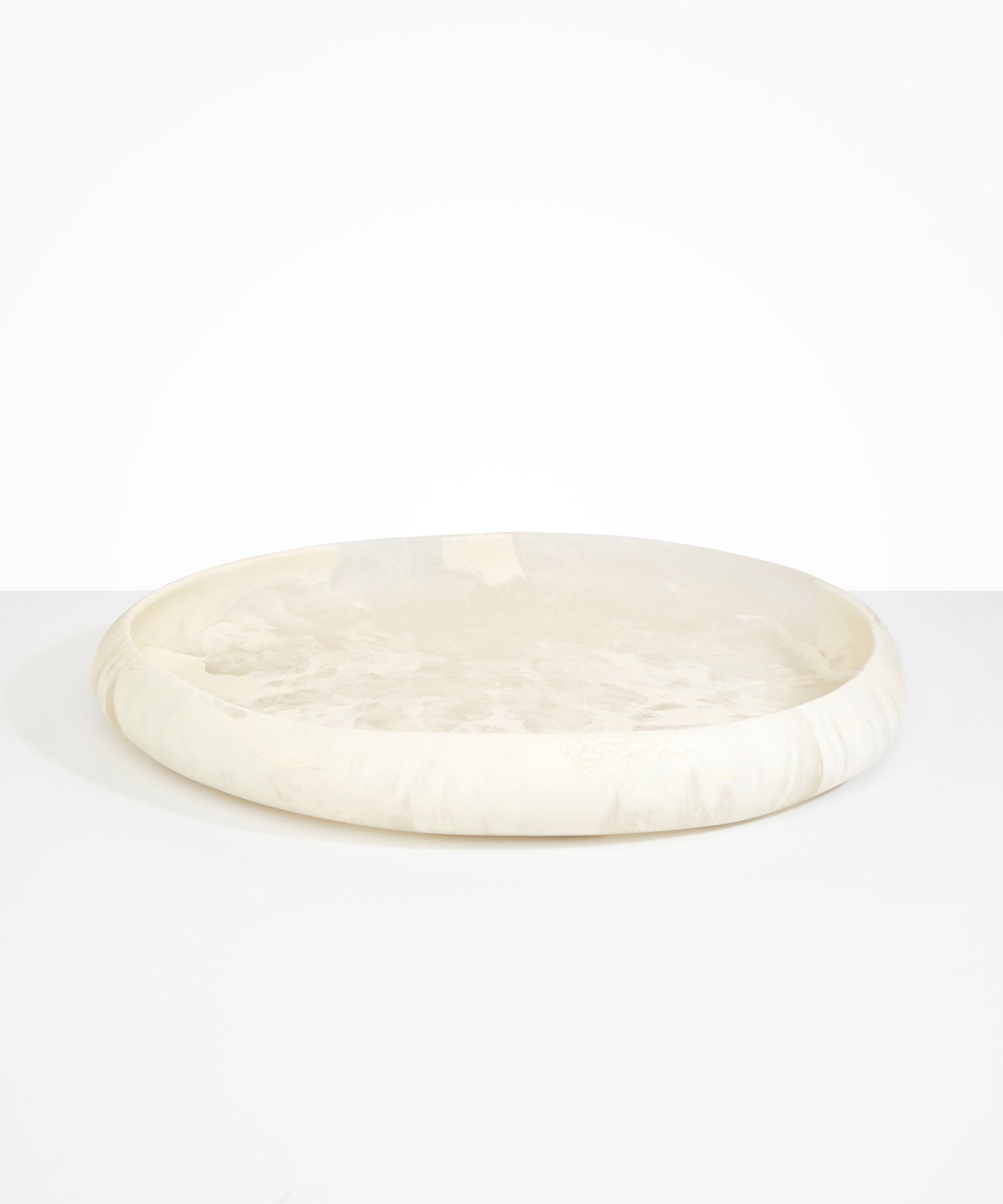 Dinosaur Designs Extra Large Rock Bowl Bowls in Chalk Swirl Colour resin