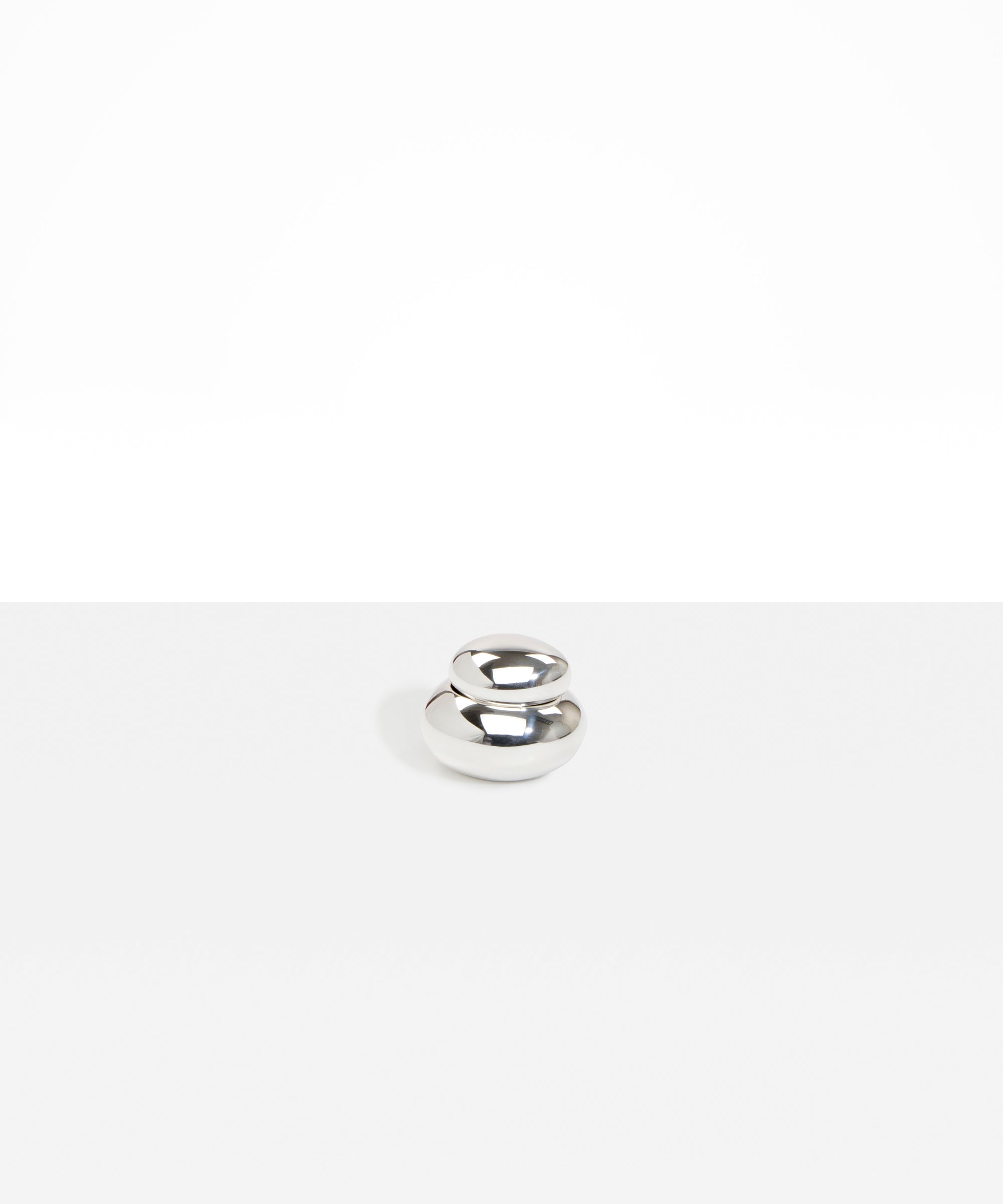 Metal Small Pebble Jar