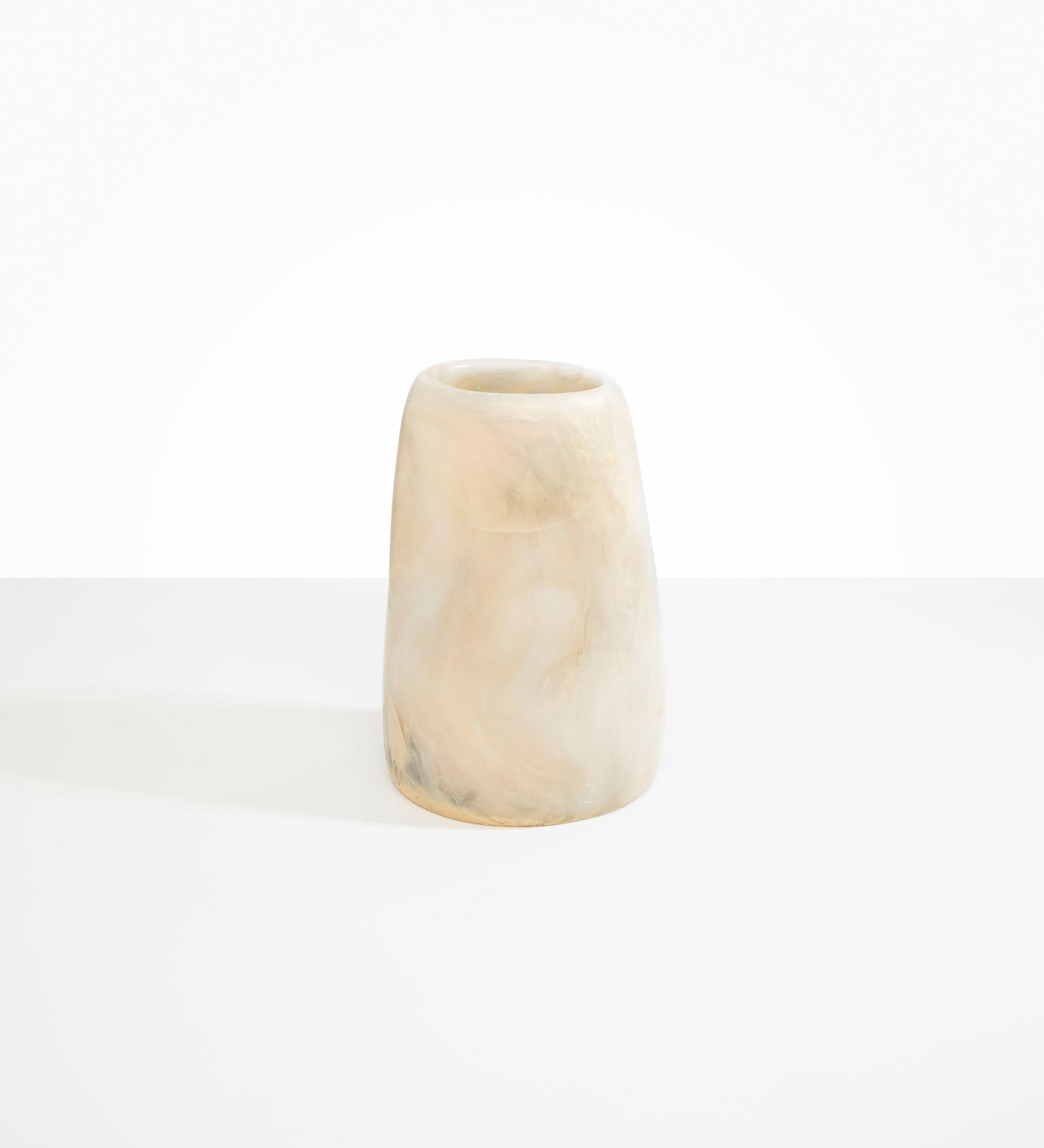 Dinosaur Designs Large Pebble Vase Vases in Sandy Pearl Colour resin