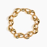 LO Collections Cocoon Choker Necklaces in 24k Gold-Plated Brass Material 