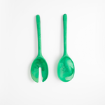 Dinosaur Designs Long Stone Servers Tableware in Leaf Colour resin