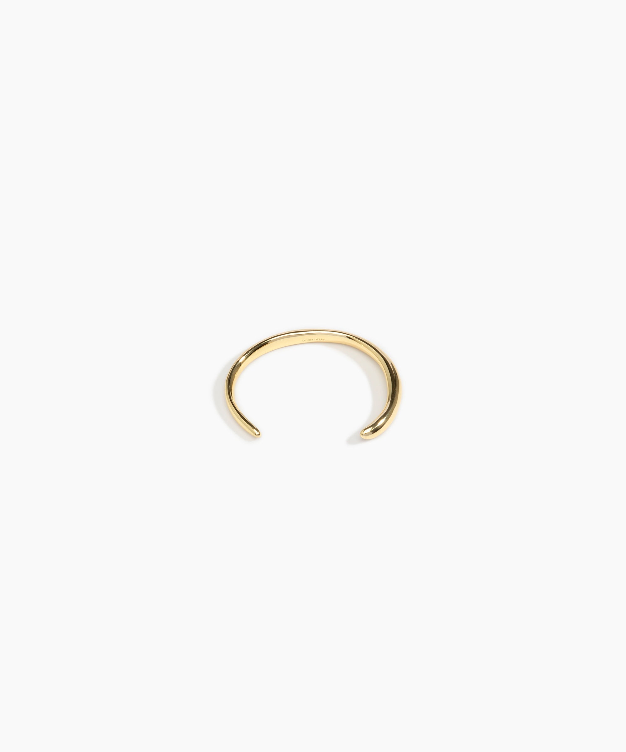 LO Collections Liquid Cuff in Nano-Coated Brass Material resin with Regular Fit