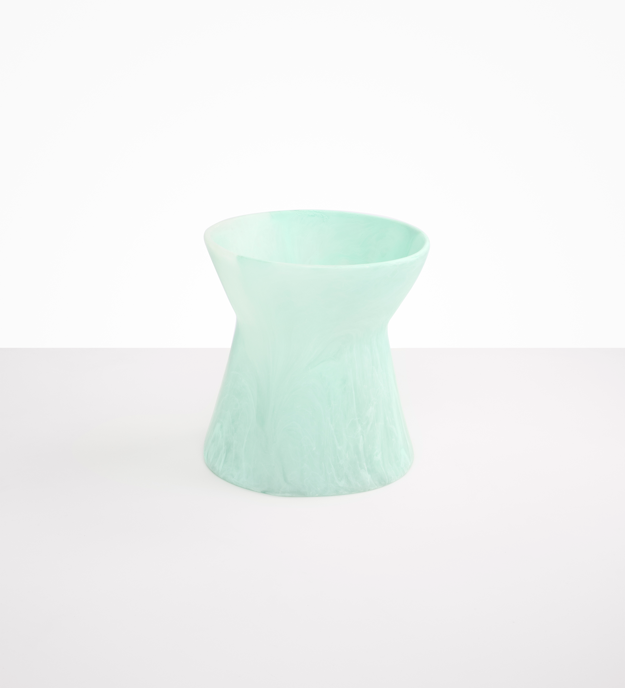 Dinosaur Designs Large Bow Vase Vases in Mint Colour resin