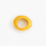 Dinosaur Designs Medium Rock Bangle Bracelets in Honeycomb Colour resin with Wide Fit