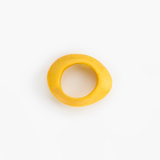 Dinosaur Designs Medium Rock Bangle Bracelets in Honeycomb Colour resin with Wide Fit