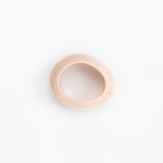 Dinosaur Designs Medium Rock Bangle Bracelets in Rose Swirl Colour resin with Wide Fit