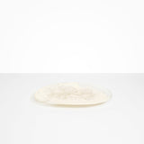 Dinosaur Designs Large Temple Platter in Chalk Swirl Colour resin.