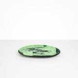 Dinosaur Designs Large Temple Platter in Moss Colour resin.