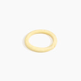 Dinosaur Designs Small Organic Oval Bangle Bracelets in Lemon Colour resin with Wide Fit