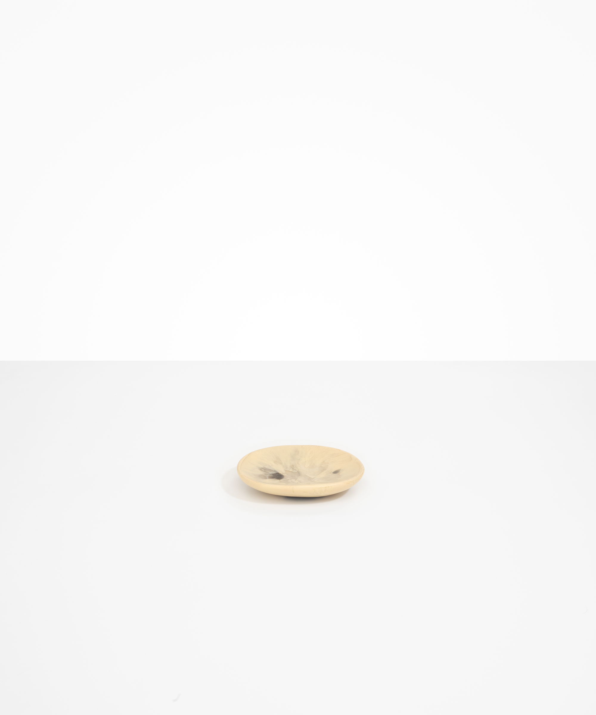 Dinosaur Designs Temple Dish in Sandy Pearl Colour resin