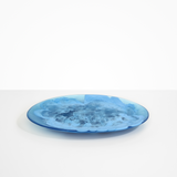 Dinosaur Designs Long Temple Platter in Sky Colour resin.