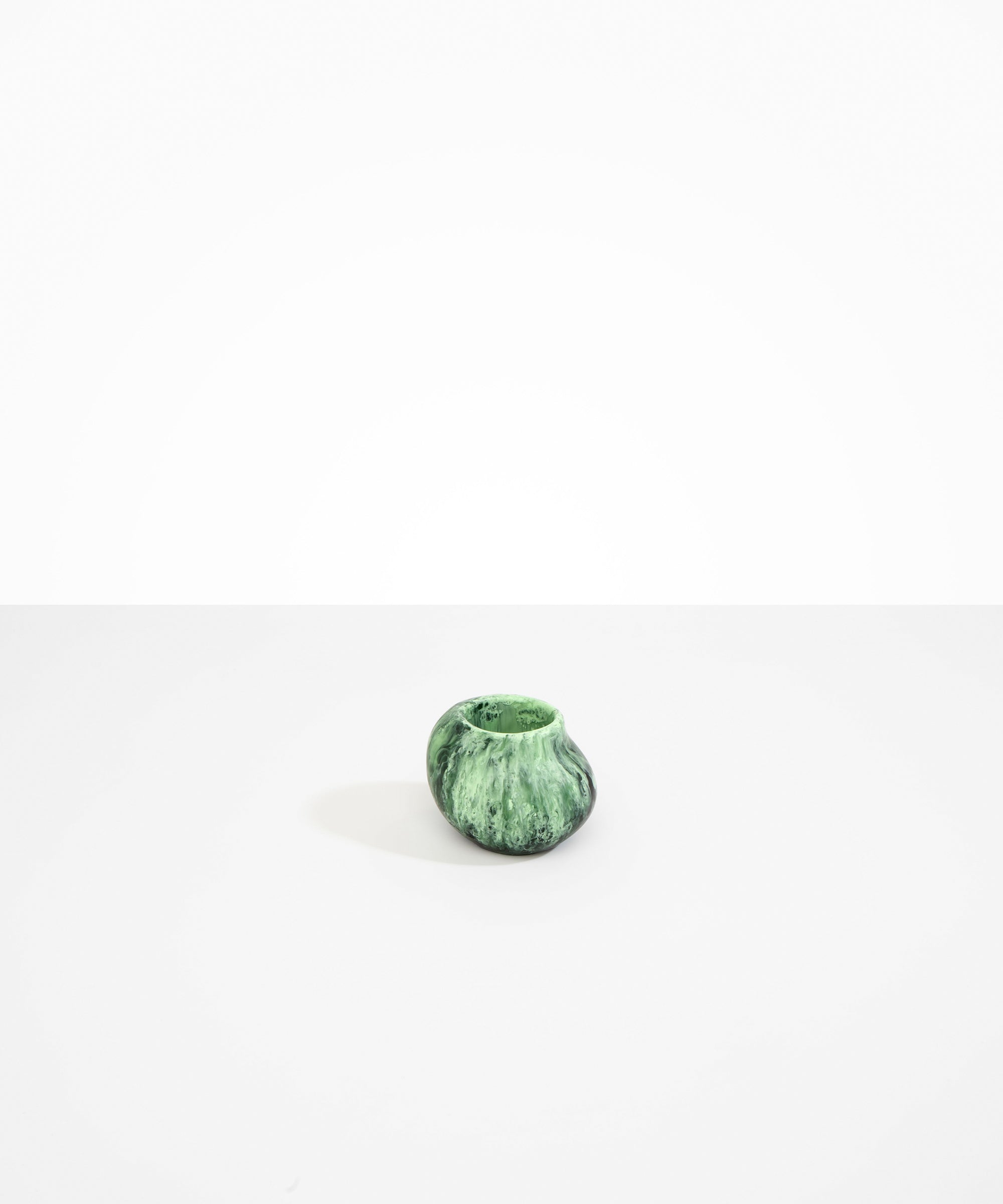 Dinosaur Designs Small Moss Vase Vases in Moss Colour resin