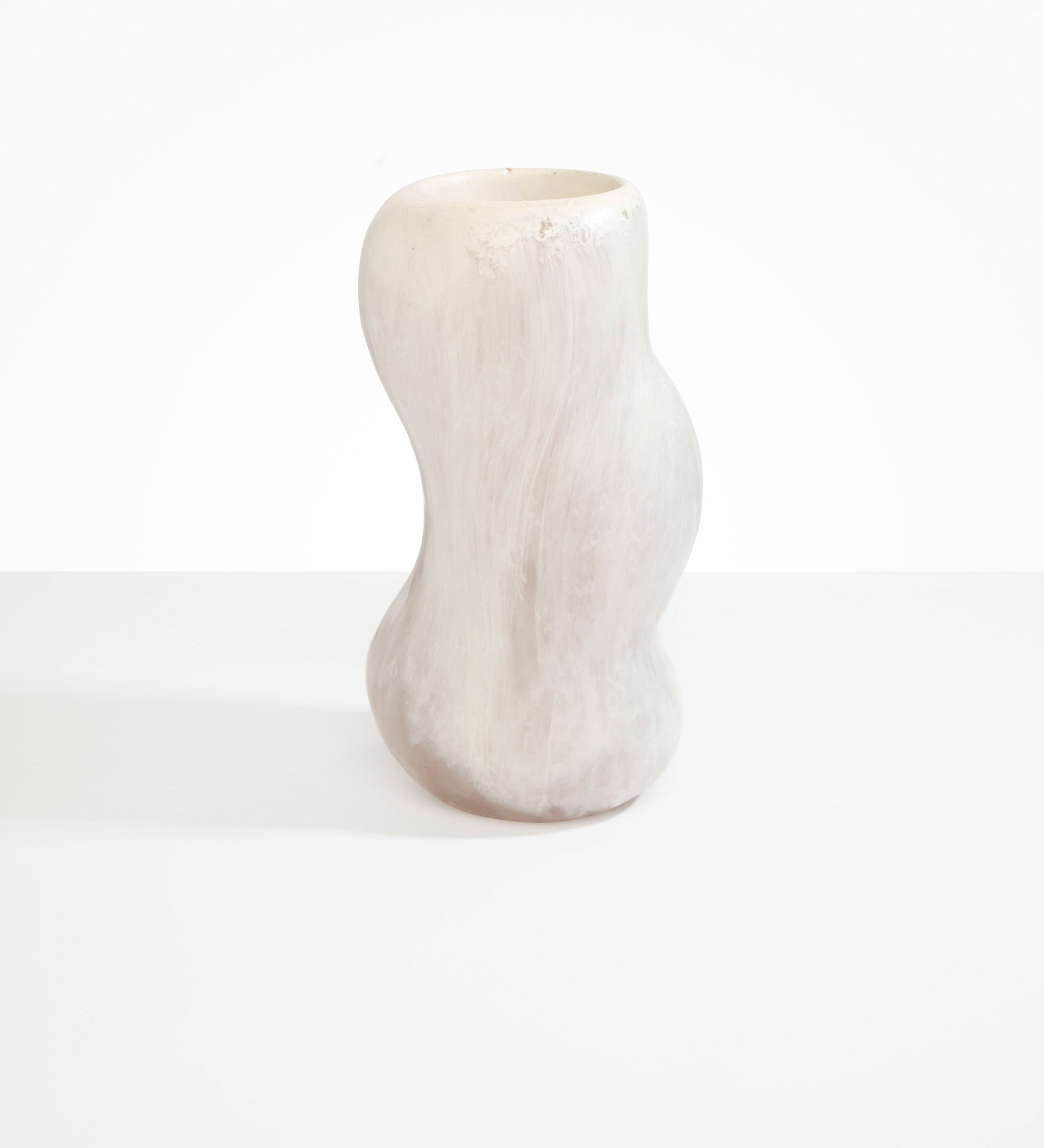 Dinosaur Designs Valley Vase Vases in Chalk Swirl Colour resin