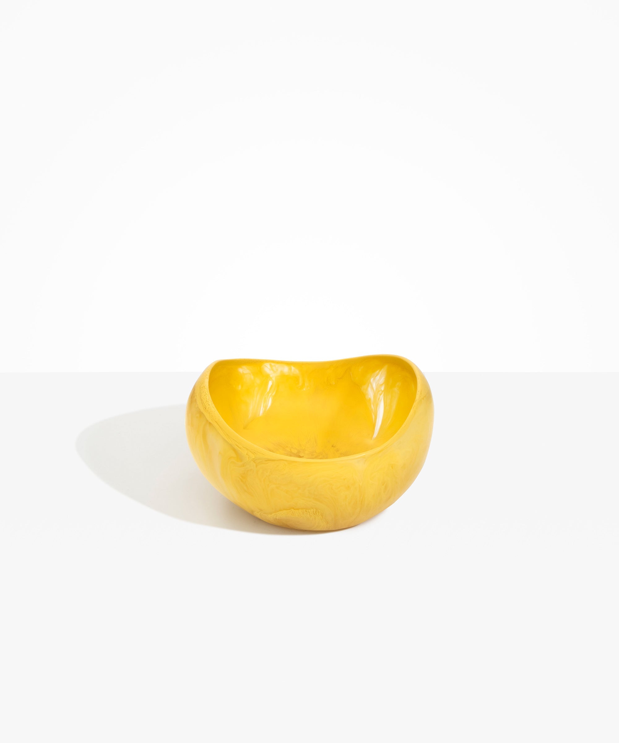 Dinosaur Designs Large Beetle Bowl in Pollen Colour resin.
