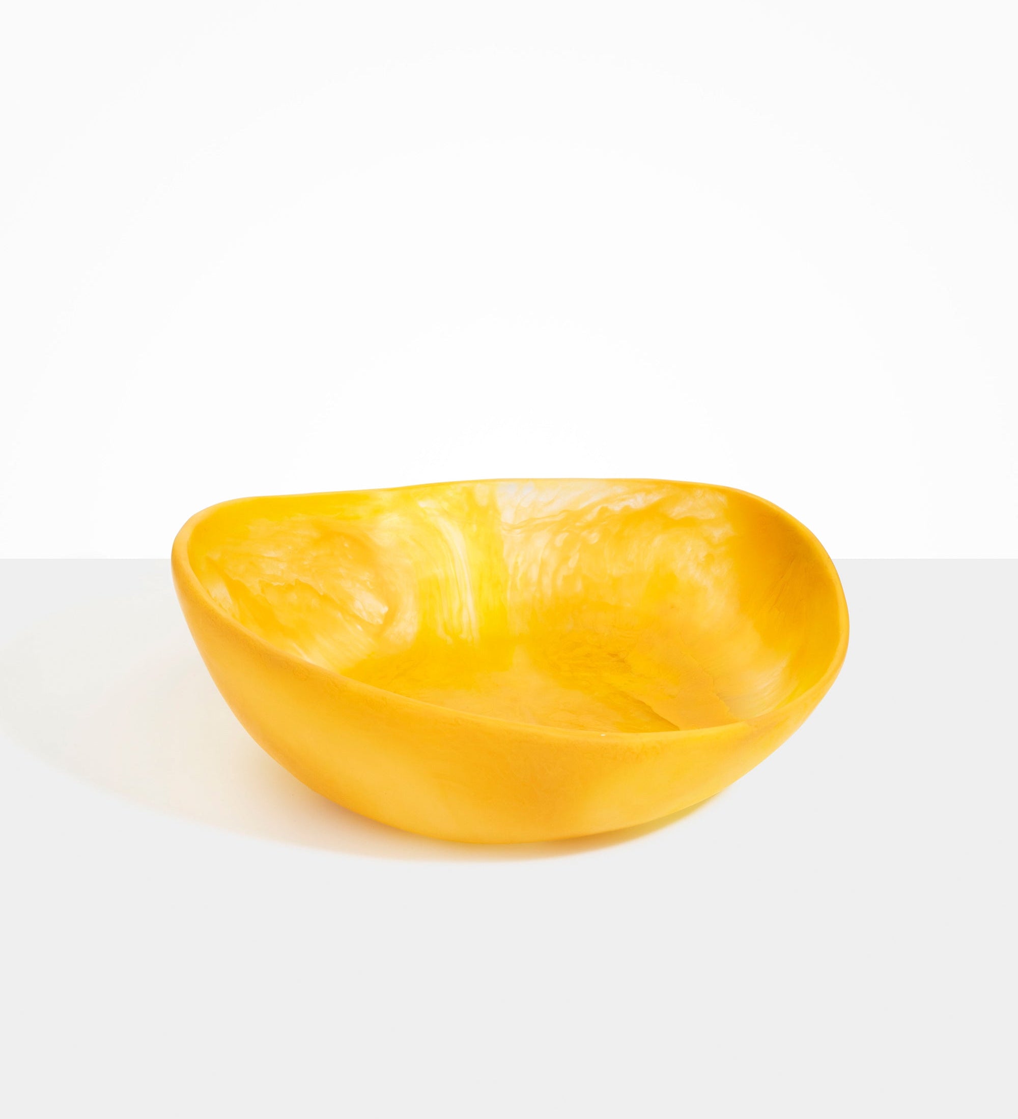 Dinosaur Designs Large Flow Bowl Bowls in Honeycomb Colour resin