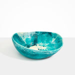 Dinosaur Designs Large Flow Bowl Bowls in Lagoon Colour resin