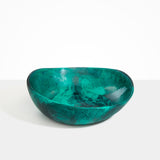 Dinosaur Designs Large Flow Bowl Bowls in Mineral Swirl Colour resin