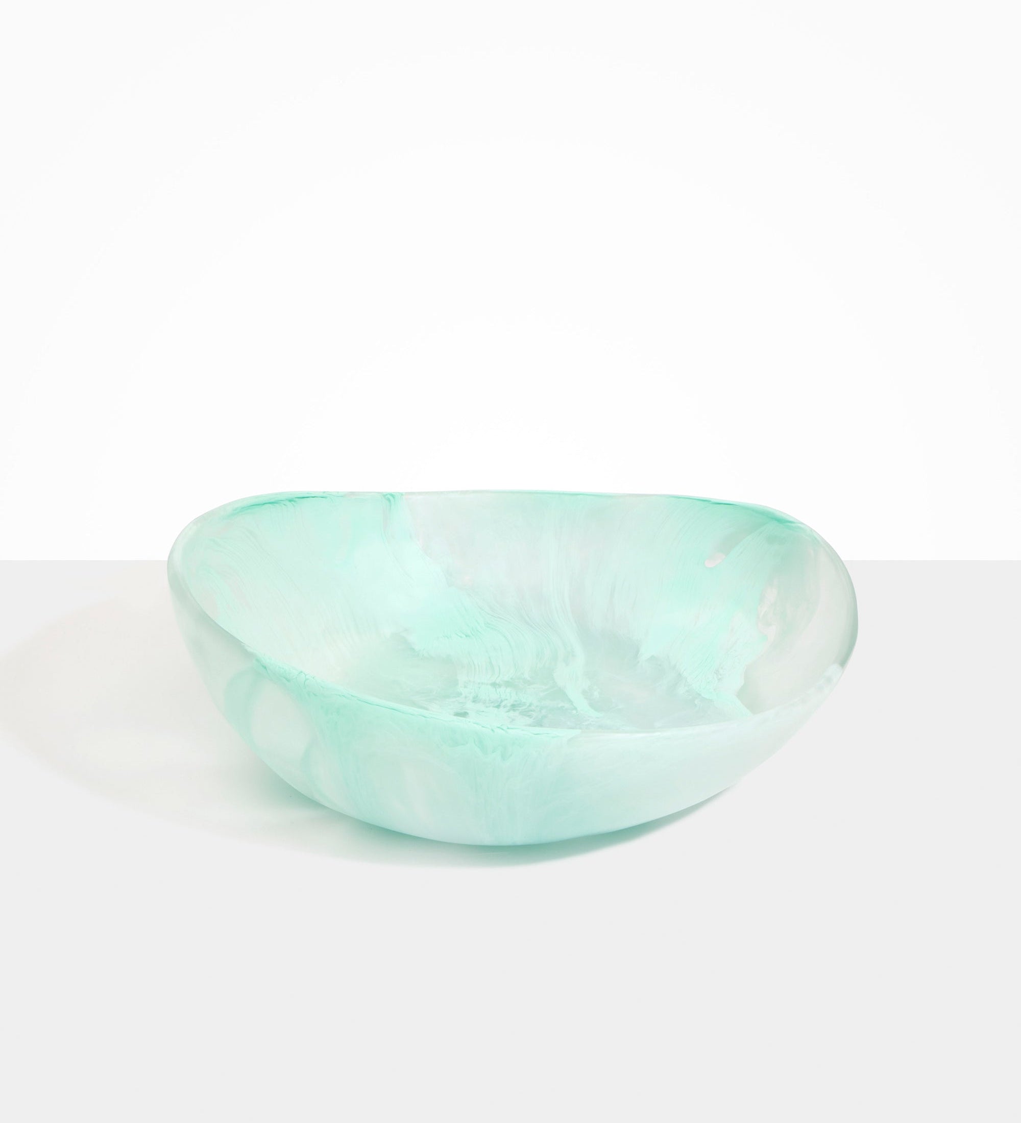 Dinosaur Designs Large Flow Bowl Bowls in Mint Colour resin