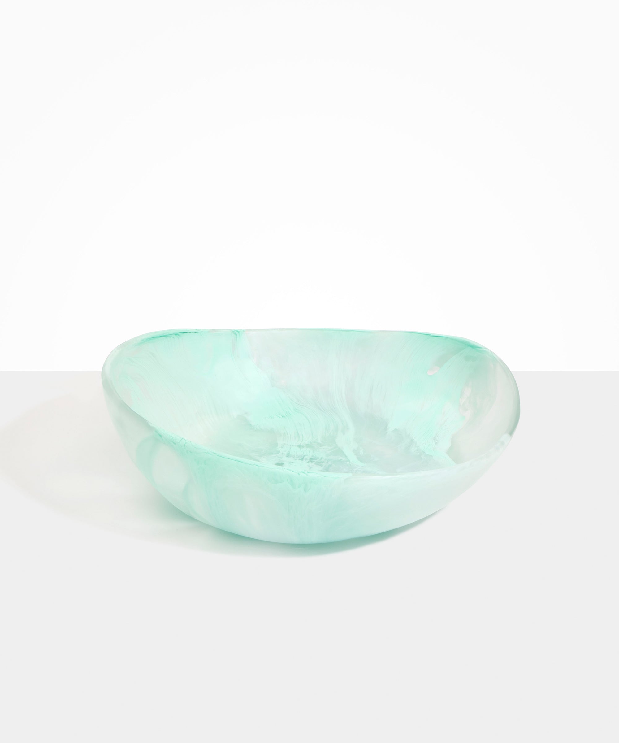 Dinosaur Designs Large Flow Bowl Bowls in Mint Colour resin