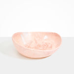 Dinosaur Designs Large Flow Bowl Bowls in Rose Swirl Colour resin