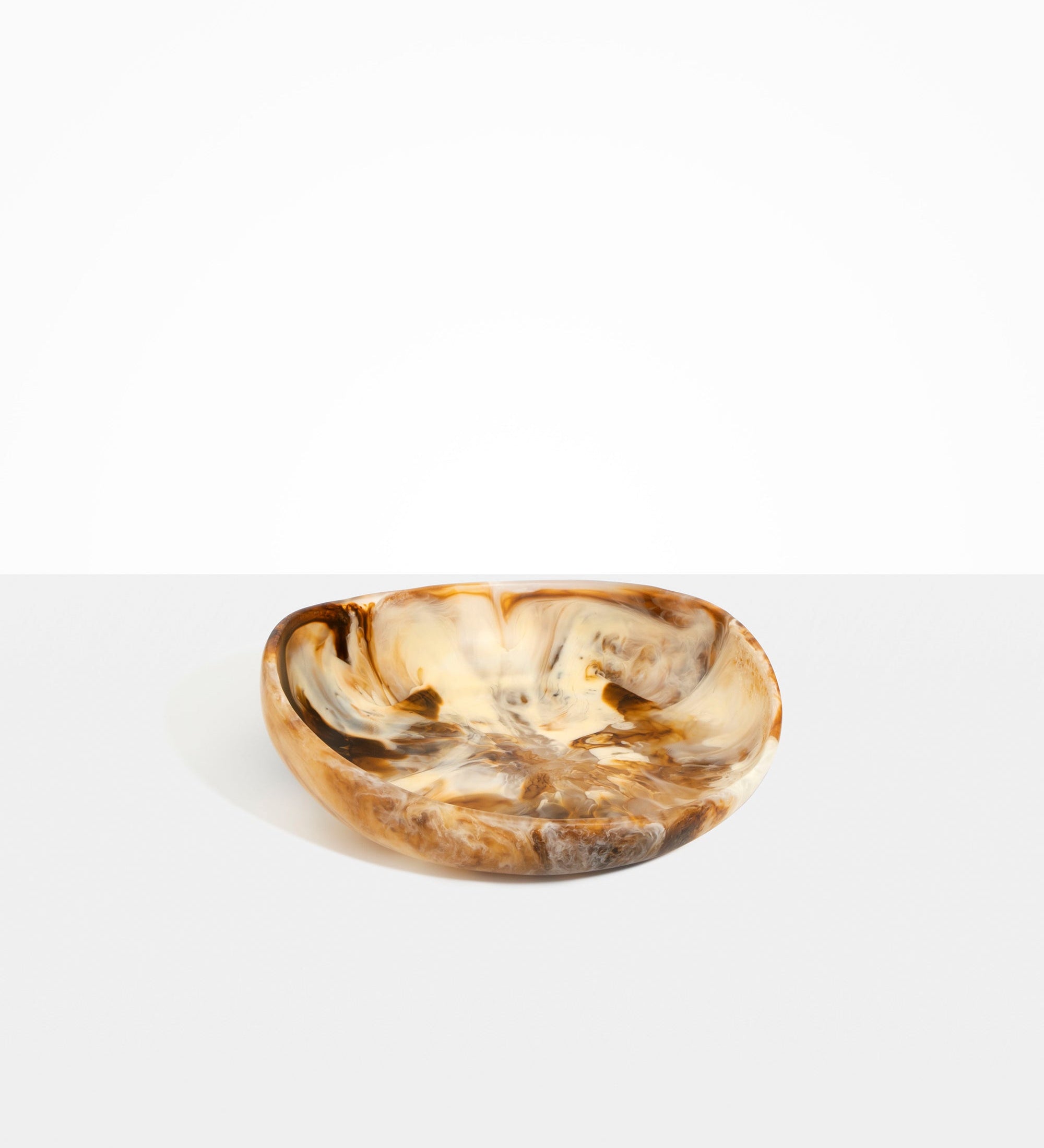 Dinosaur Designs Medium Flow Bowl Bowls in Light Horn Colour resin