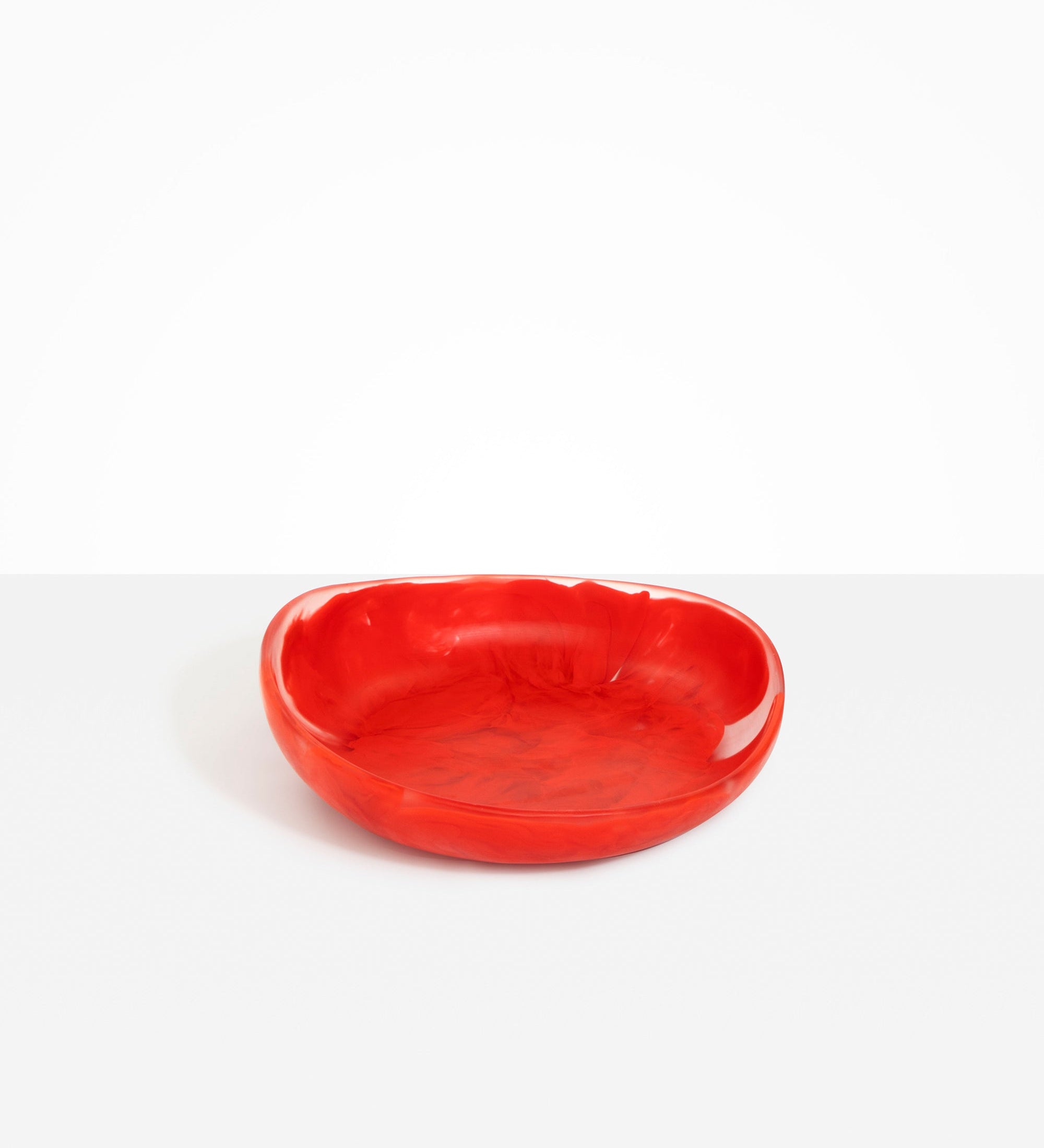 Dinosaur Designs Medium Flow Bowl Bowls in Poppy Colour resin