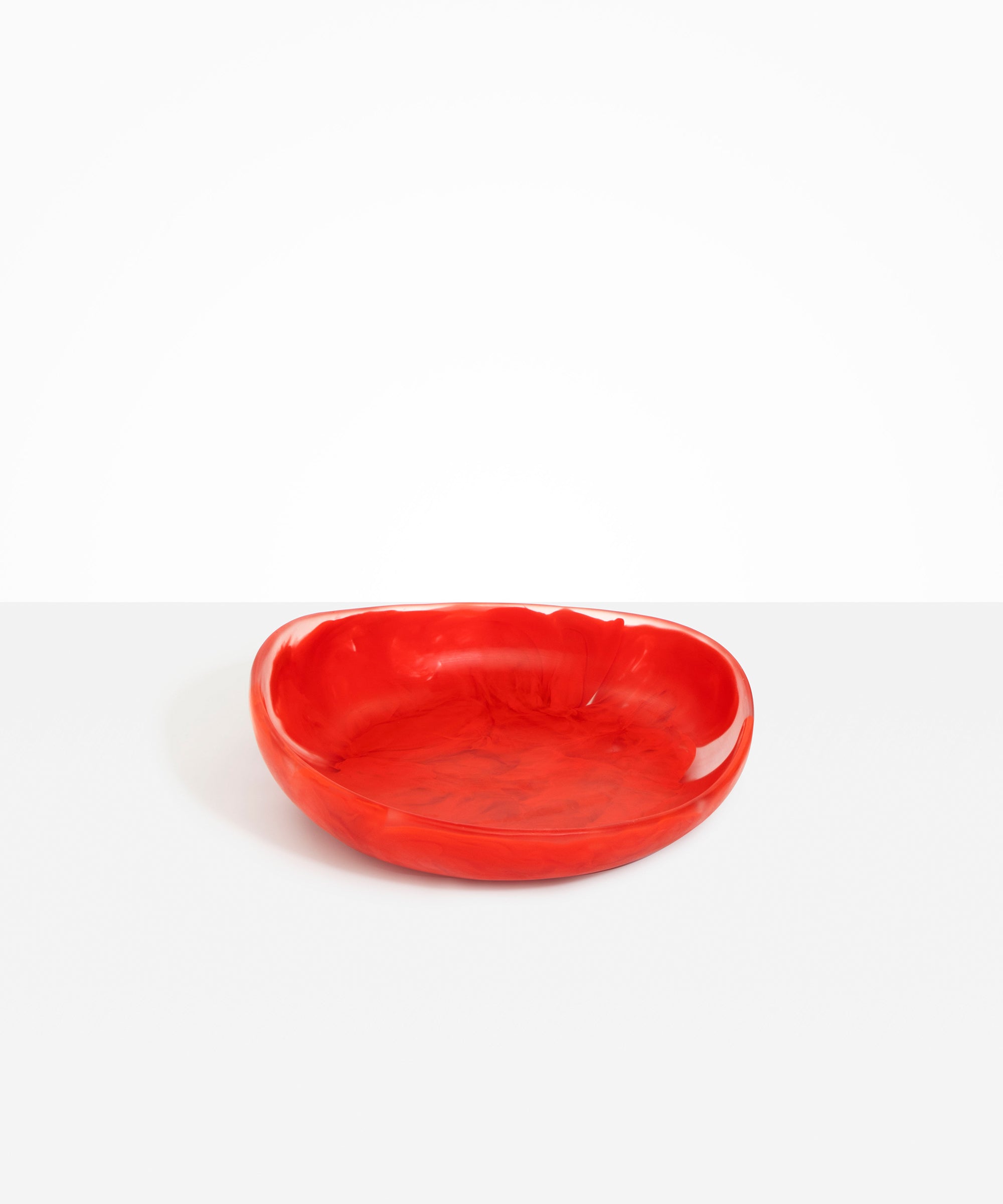 Dinosaur Designs Medium Flow Bowl Bowls in Poppy Colour resin