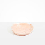 Dinosaur Designs Medium Flow Bowl in Rose Swirl Colour resin.