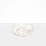 Dinosaur Designs Medium Flow Bowl Bowls in Snow Swirl Colour resin