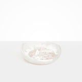 Dinosaur Designs Medium Flow Bowl Bowls in Snow Swirl Colour resin