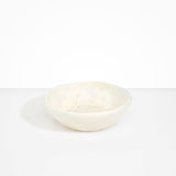 Dinosaur Designs Large Salad Bowl in Chalk Swirl Colour resin.