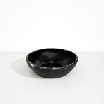 Dinosaur Designs Large Salad Bowl in Black Marble Colour resin.