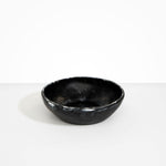 Dinosaur Designs Large Salad Bowl in Black Marble Colour resin