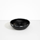 Dinosaur Designs Large Salad Bowl in Black Marble Colour resin