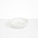 Dinosaur Designs Large Salad Bowl in Snow Swirl Colour resin