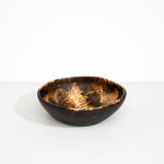 Dinosaur Designs Large Salad Bowl Bowls in Dark Horn Colour resin