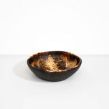 Dinosaur Designs Large Salad Bowl in Dark Horn Colour resin.
