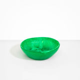 Dinosaur Designs Large Salad Bowl in Leaf Colour resin.