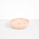 Dinosaur Designs Large Salad Bowl in Rose Swirl Colour resin.