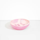 Dinosaur Designs Large Salad Bowl in Shell Pink Colour resin.
