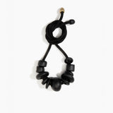 Dinosaur Designs Drift Choker in Black Colour resin with Brushed Nano-Coated Brass Material