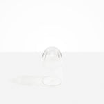 Dinosaur Designs coloured Glass Pebble Carafe cup and jug set in transparent clear..